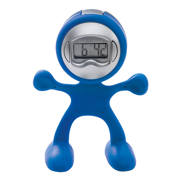 Man Shaped Alarm Clock with Memo Holder - Image 8