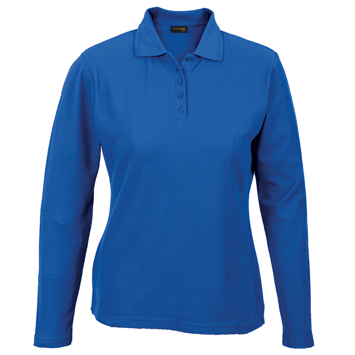 175g Pique Knit Long Sleeve Golfer Ladies - Image 17