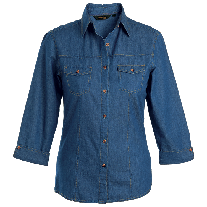Denver Denim Blouse Ladies - Image 7