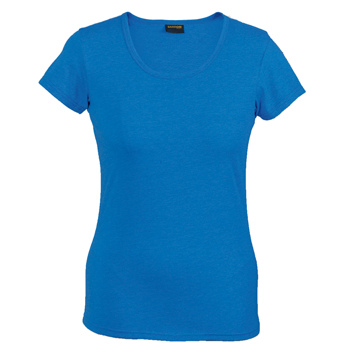 Melange Crew Neck T-Shirt Ladies - Image 13