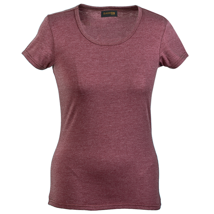 Melange Crew Neck T-Shirt Ladies - Image 10