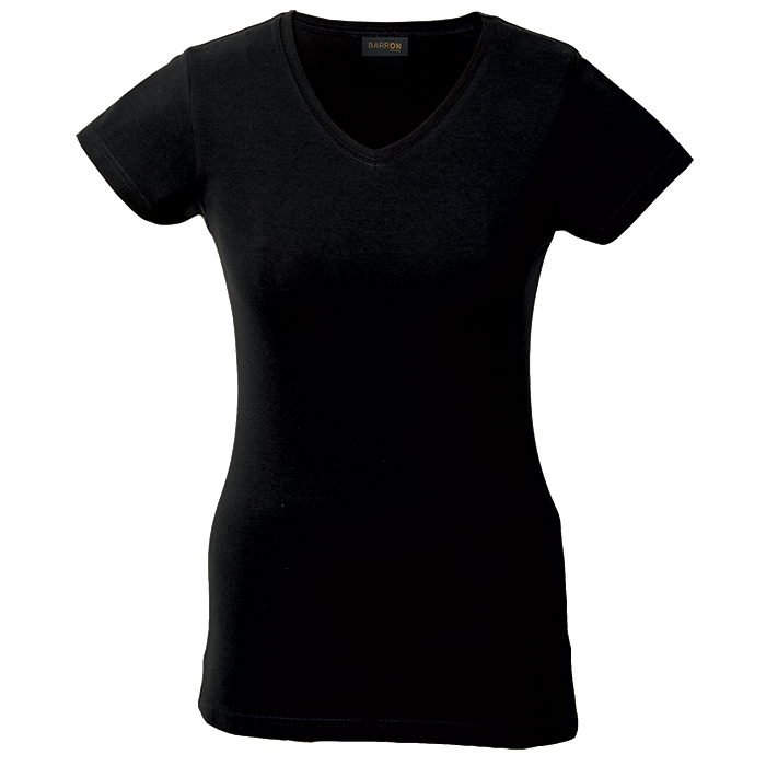170g Slim Fit V-Neck T-Shirt Ladies - Image 15