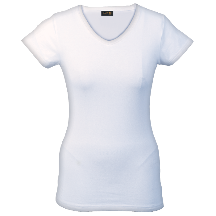 170g Slim Fit V-Neck T-Shirt Ladies - Image 13