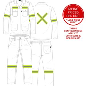 Lime Silver Lime, Two Arms, Two Legs, Front & Back Cross