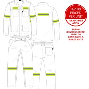 Lime Silver Lime, Two Arms, Two Legs, Front & Back Strip