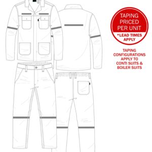 Silver, Two Arms, Two Legs, Front & Back Strip