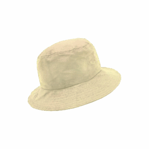 Narrow Brim Cotton Bucket Hat